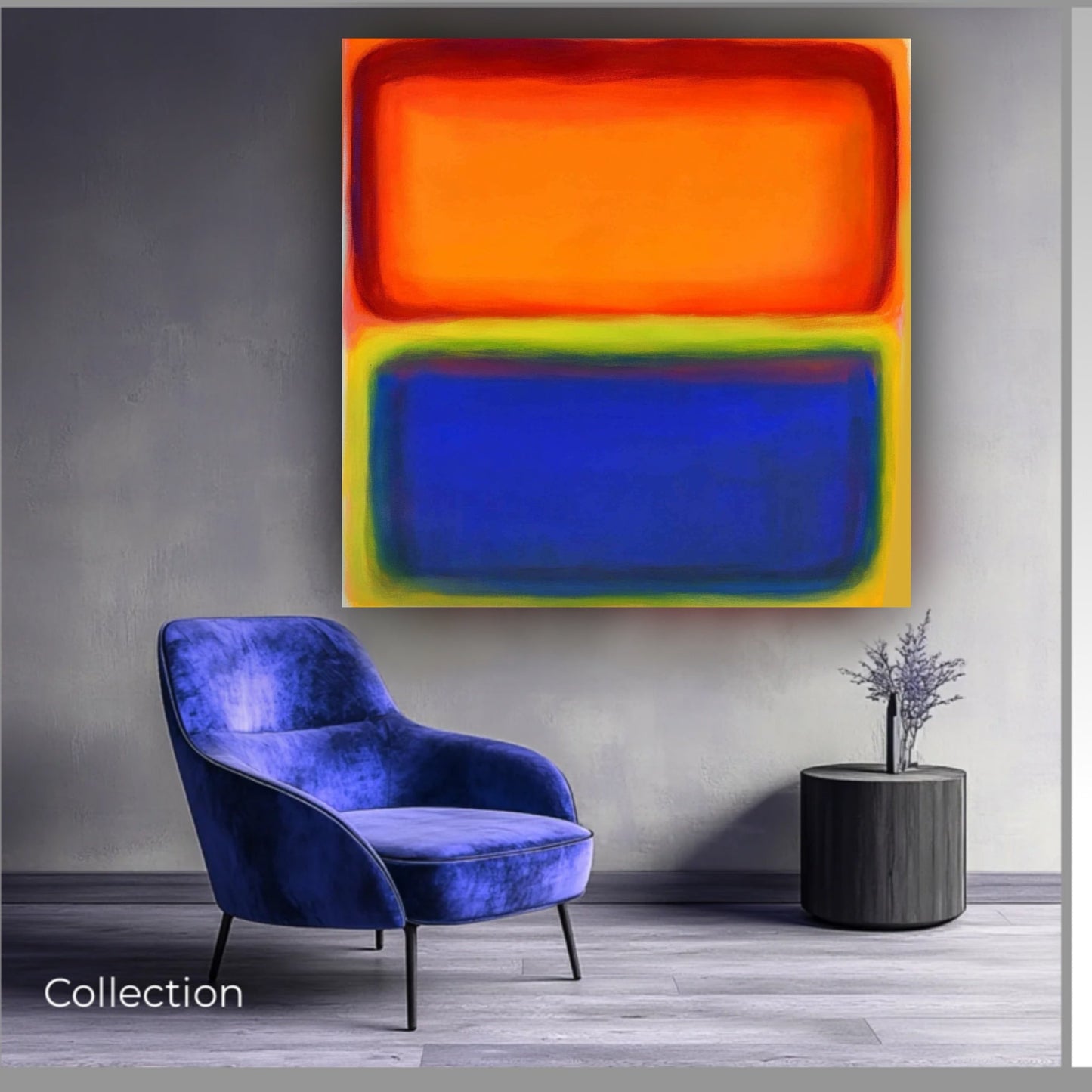 Minimalist Rothko-Inspired Paintings: Why High-End Collectors Are Investing in Abstract Color Field Art